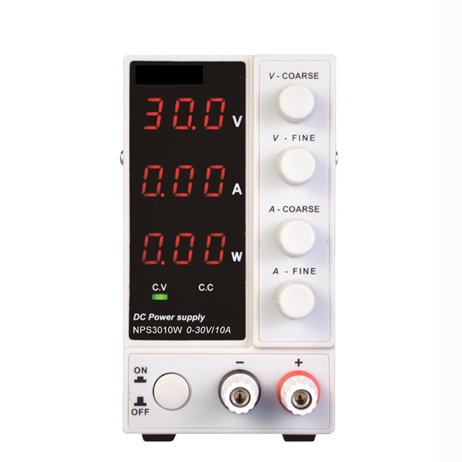 Fuente de alimentación de CC, Fuente de alimentación CC ajustable, fuente laboratorio con 7 protecciones y voltaje dual(NPS605W)