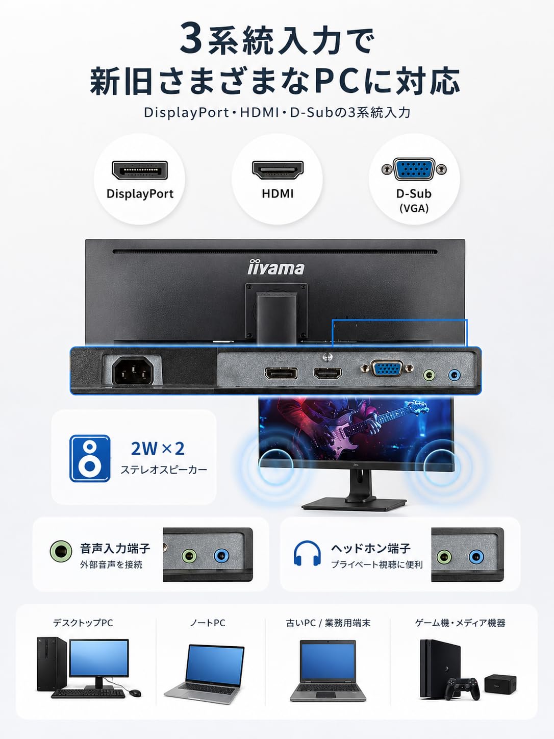 Amazon.co.jp: 【整備済み品】iiyama ProLite XUB2493HSV モニター