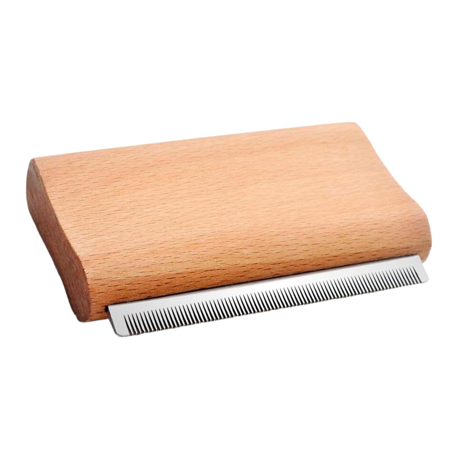 LOVIVER Brosse à Chevaux, étrille, Outil Professionnel d'épilation et de toilettage pour ânes et poneys en période de mue.