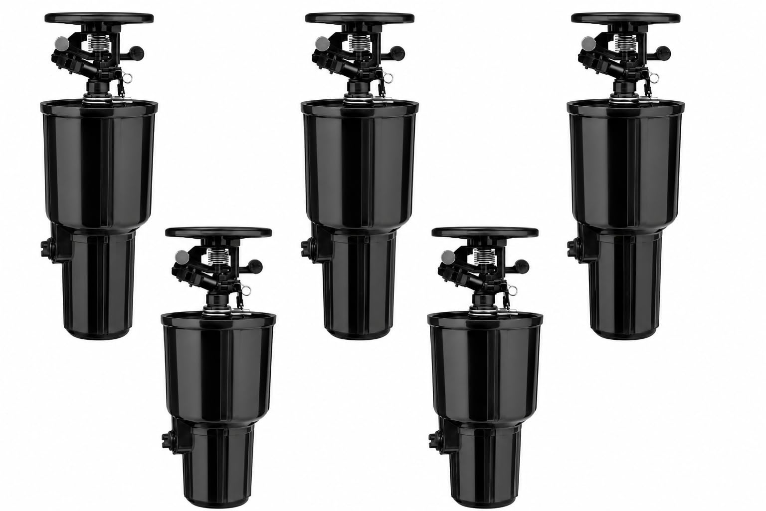 Paquete de 5 cabezales de aspersor de impacto emergentes Orbit 55200
