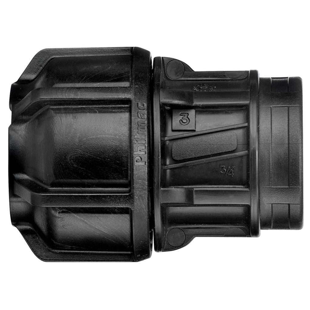 Philmac Black Ecn Met/Imp 32Mm(1') X 3/4' Fi Bsp 9842