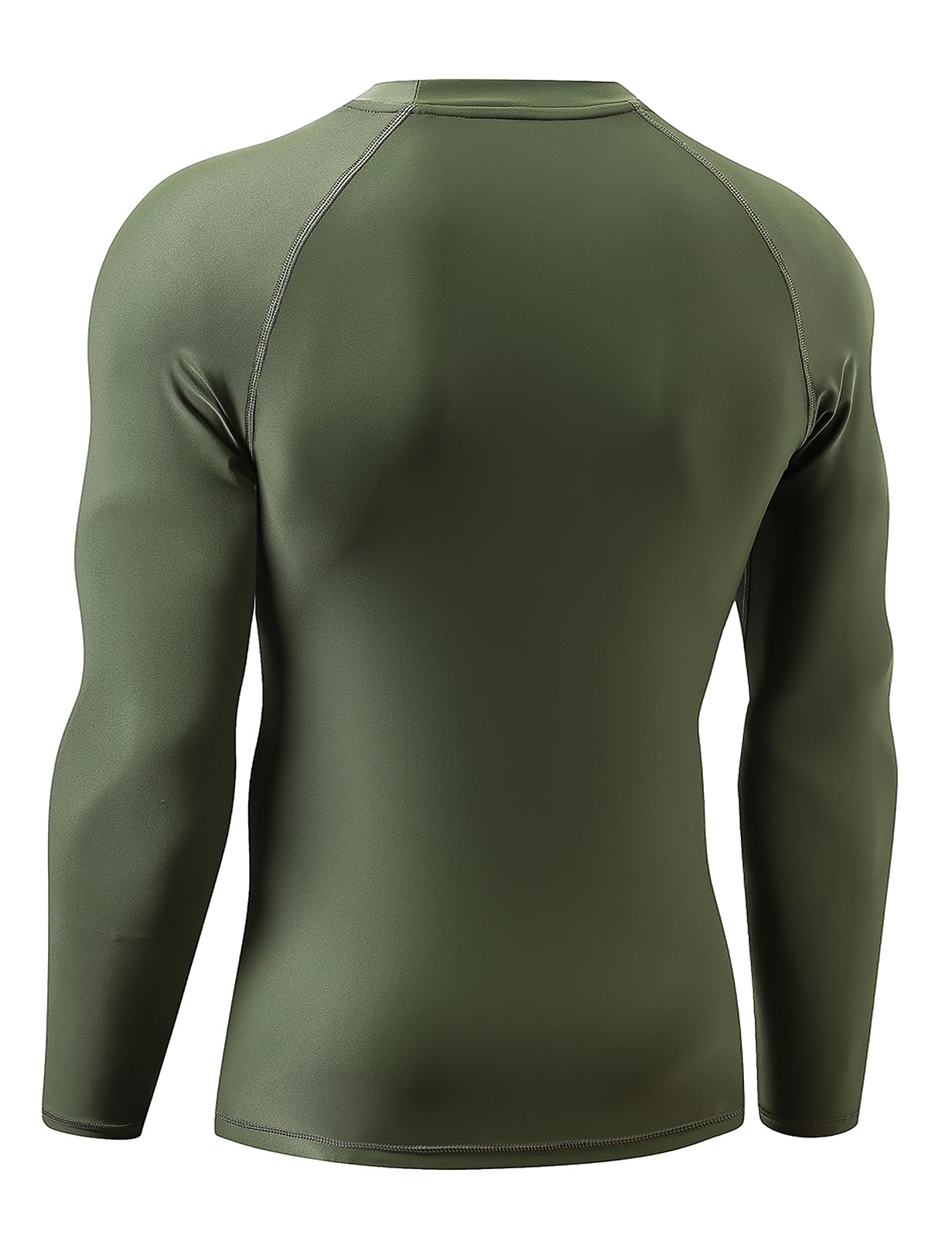 LAFROI Męska koszulka z długim rękawem UPF 50+, kompresyjna, BJJ, pływanie, Rashguard