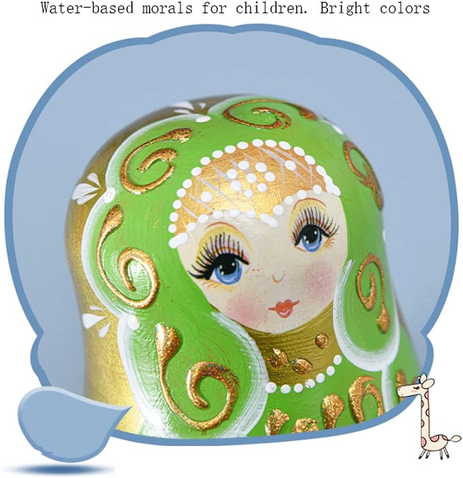 マトリョーシカ Matryoshka 5ピースMatryoshkaお土産木製ネスティングドールハロウィーンウィッシュギフト誕生日家庭