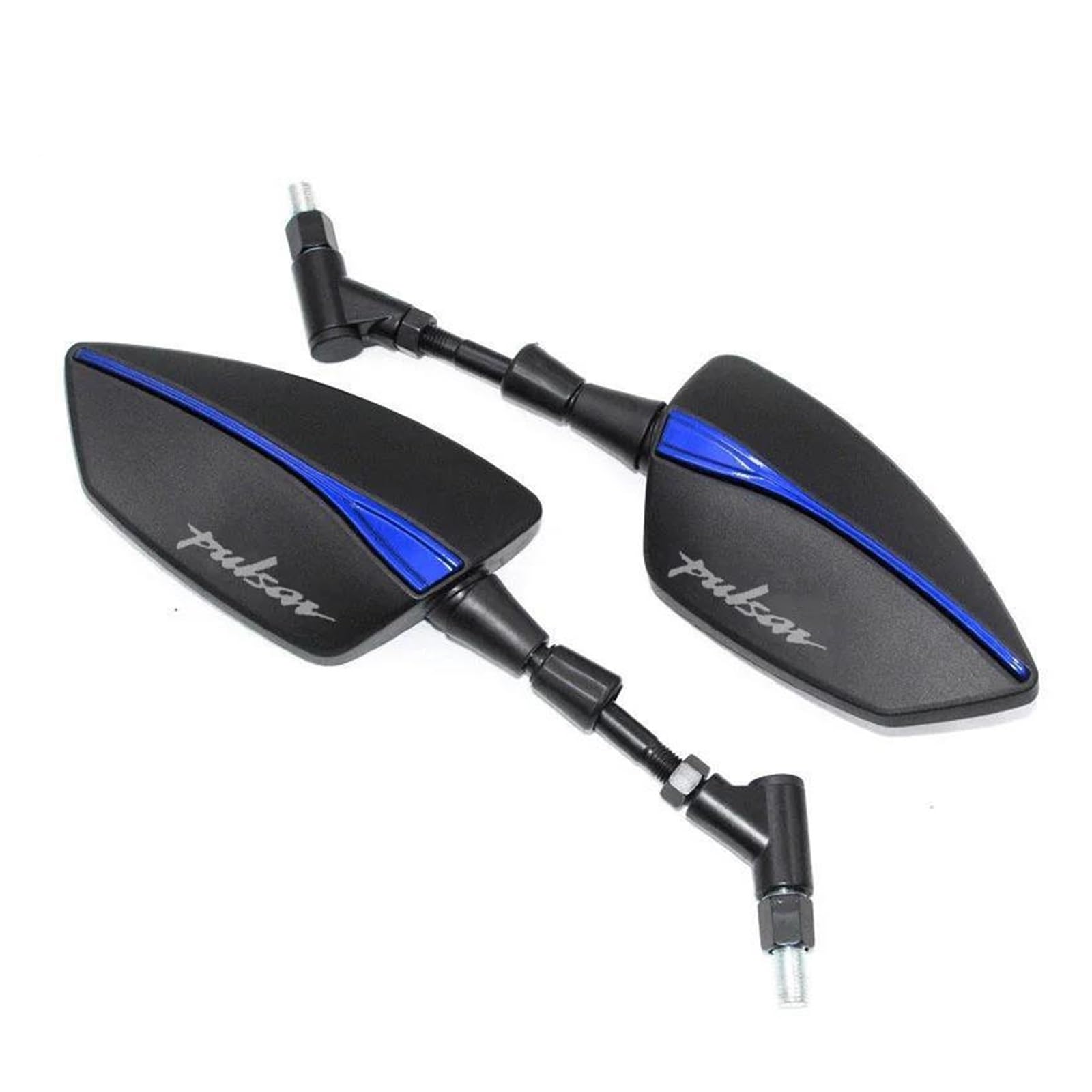 Rétroviseurs Latéraux Réglables Toutes Saisons Pour Bajaj Pulsar 200 NS, RS Et AS(Blue)