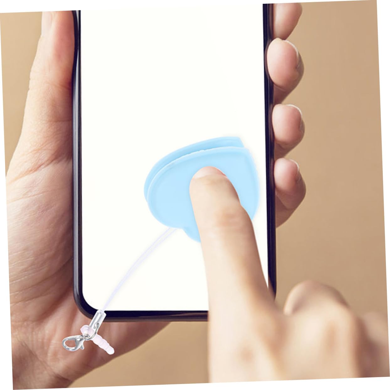 HOMOCONO 4pcs Soft Screen Cleaner Versatile Wipes for Phone Screens Camera Lenses Glasses More Portable and Convenient for Daily Use Heart and Designs