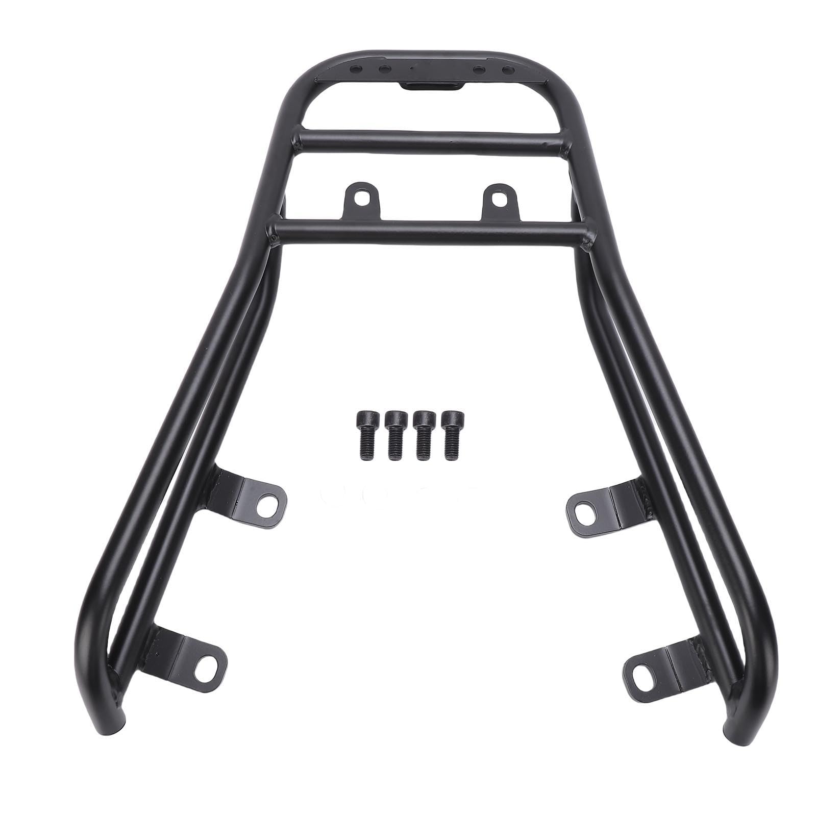 Naroote Portapacchi Posteriore per Moto, Robusto Supporto per Portapacchi Adatto per Scrambler 800 2023-2025, capacità 10 Kg, Tubi Senza Saldatura, per Borse Morbide
