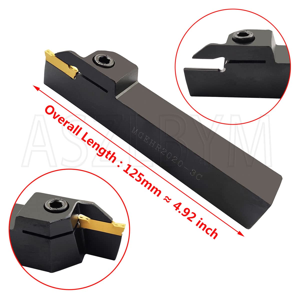 Soporte De Corte Bedame Mgehr, 20 X 20 Cm, 10 Mm, Insertos De 3 Mm