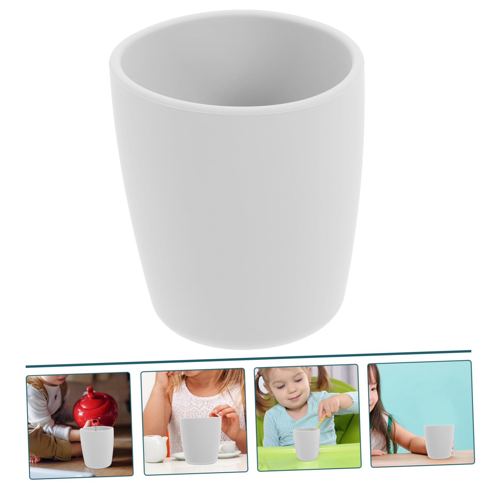 HOOTNEE 4pcs Dormitory Mouthwash Cup Toddler Straw Cup Boys and Girls for Home