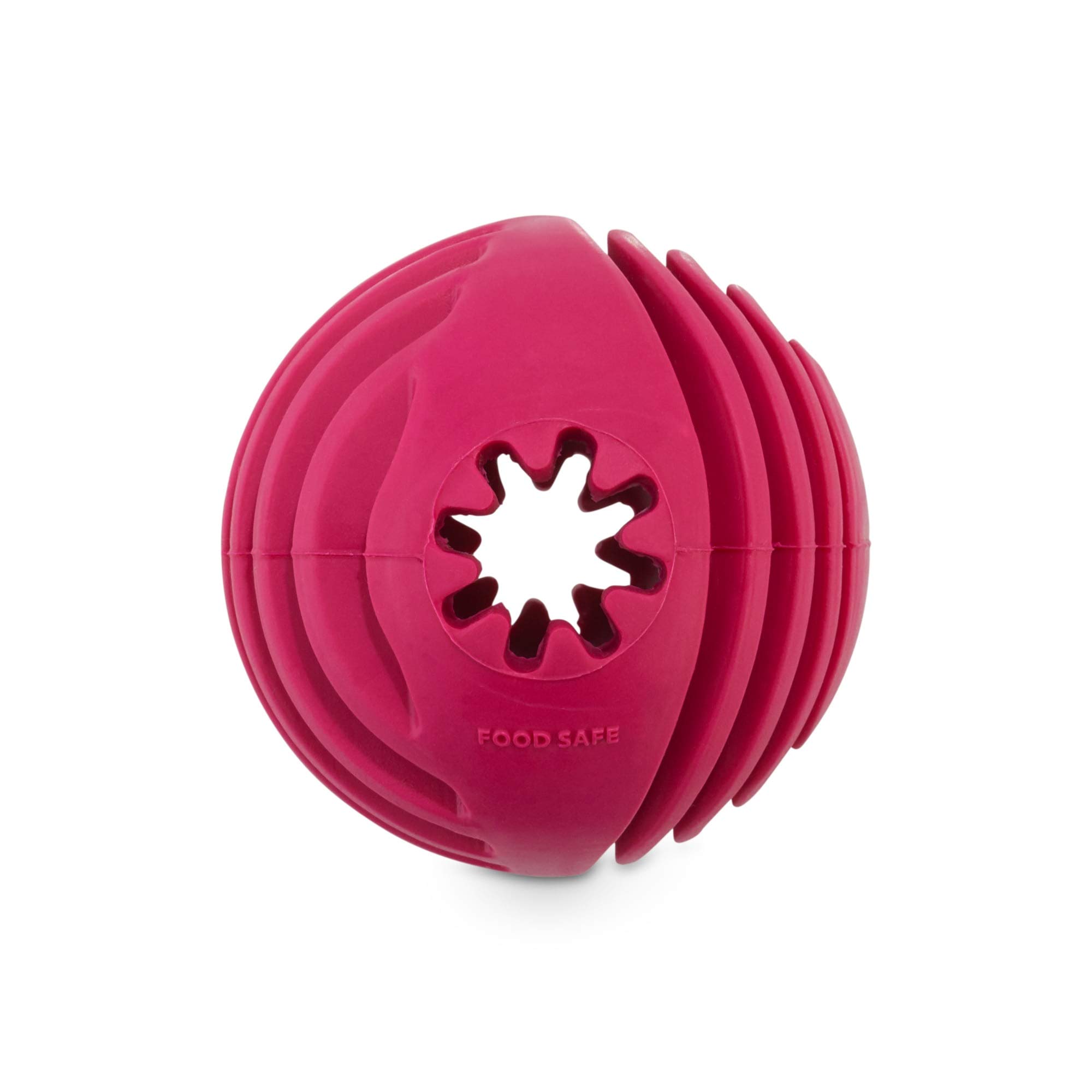 Petco Brand - Leaps & Bounds Chomp & Chew Treat Dispenser Ball Dog Toy in Assorted Colors, X-Small