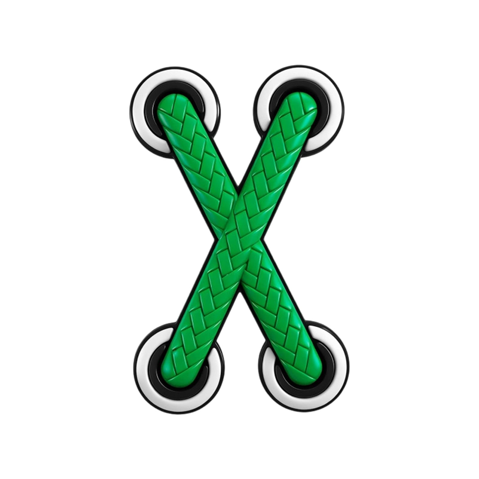 BWANGIAO 3D Woven Shoelace Decal Sticker For Cars Motorcycles And Scooters With Strong Adhesive And Waterproof PVC