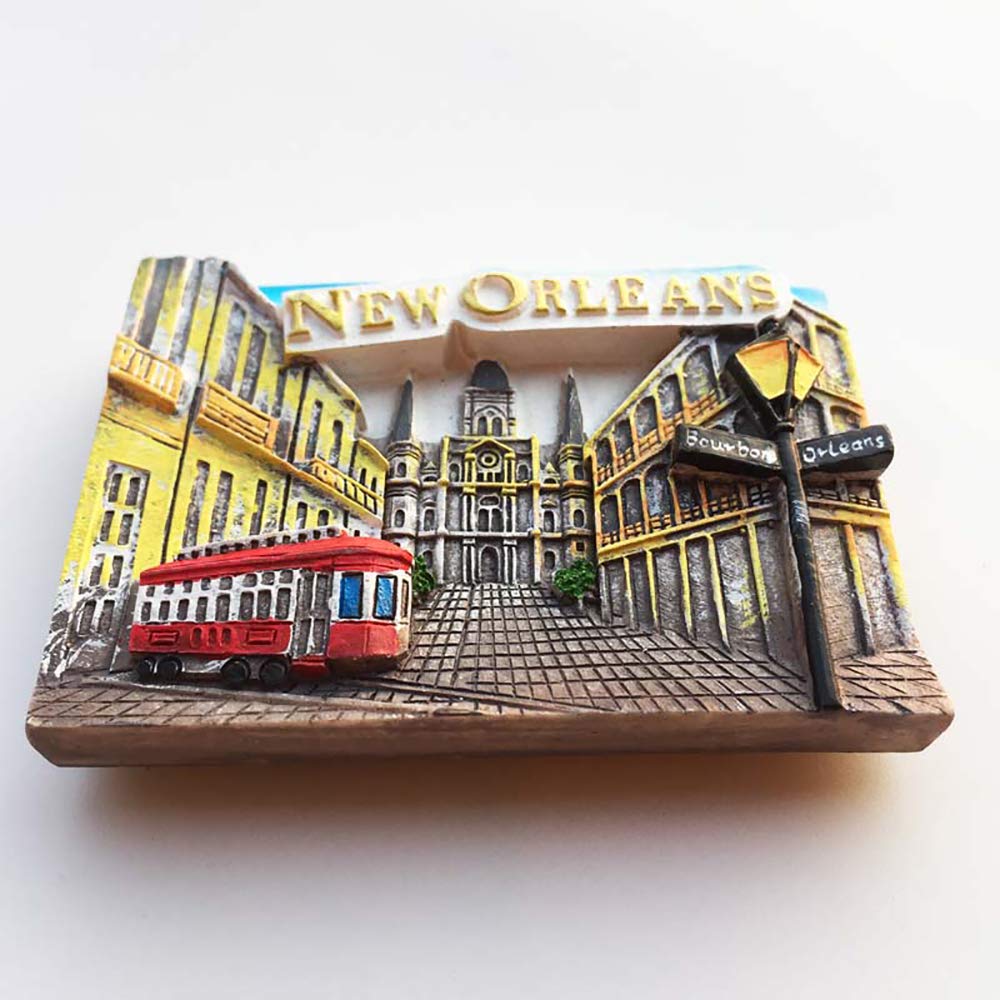 Aimant De Réfrigérateur New Orleans USA - Souvenir Touristique