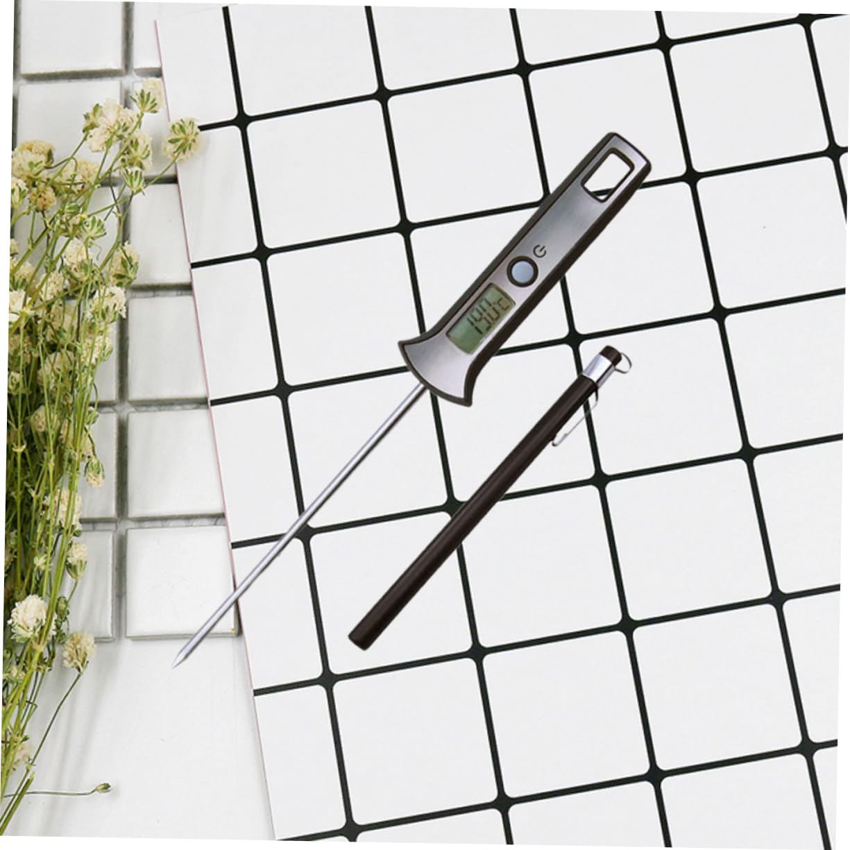 GLEAVI BBQ with Precision Probe Fast Accurate Cooking for Meat Poultry and to Use Kitchen Probe Design Great Present