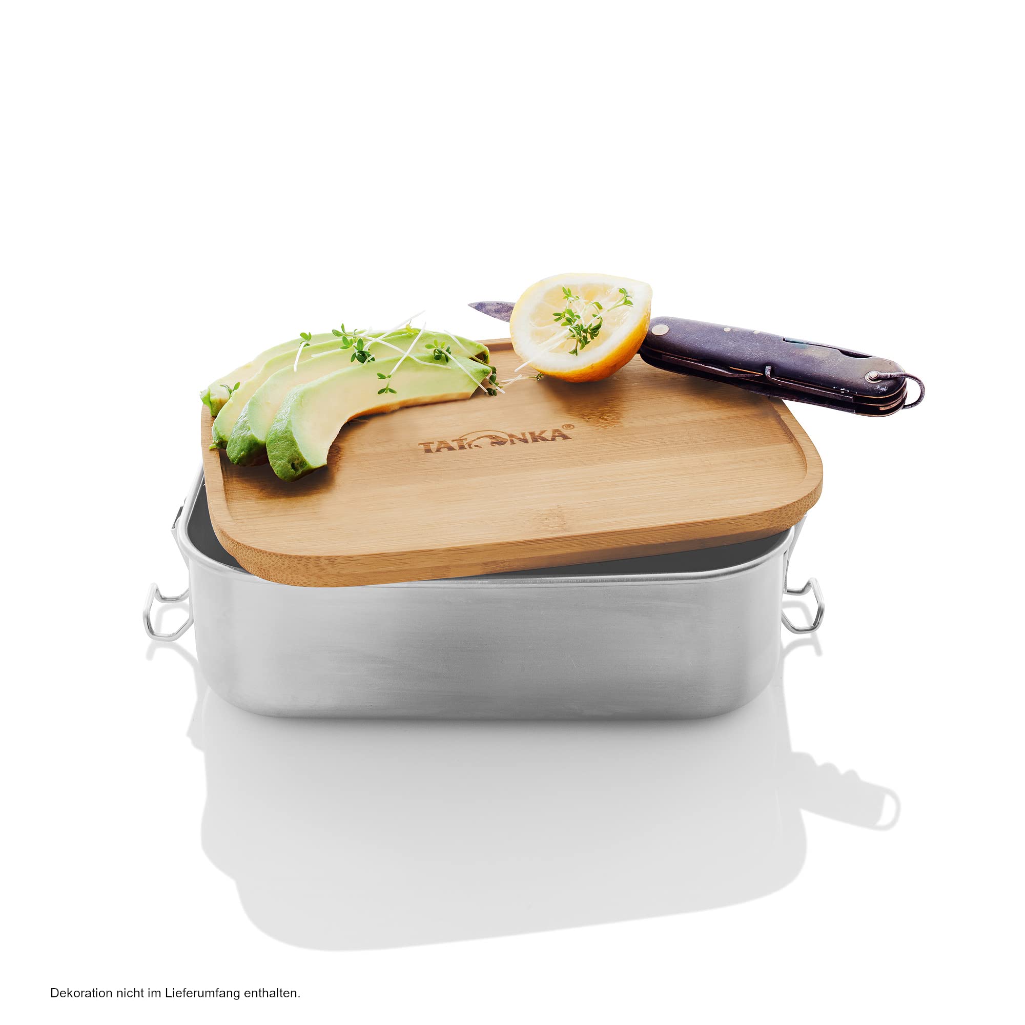 Tatonka Roestvrijstalen Lunchbox, 1000 Ml, Broodtrommel Met Drie Vakken Vrij Van Schadelijke Stoffen Bpa En Vaatwasmachinebestendig 2114040978