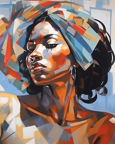 Miniatura 18 de Graffiti - Kit de pintura de retrato por números, 16 x 20 pulgadas, lienzo de pintura al óleo para niños, estudiantes, adultos principiantes