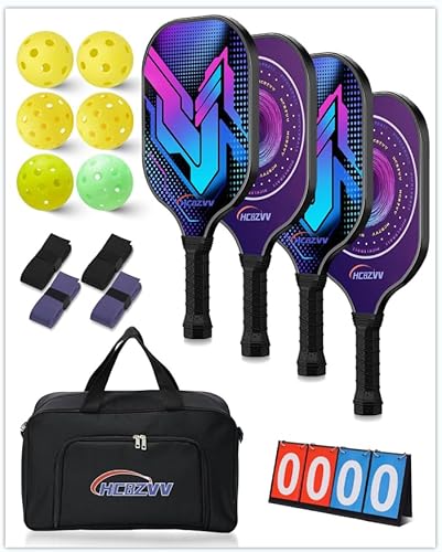 Juego De 4 Palas De Pickleball, Incluye 4 Palas De Pickleball, 6 Bolas De Pepinillo Que Contienen 2 Pickleball Que Brillan En La Oscuridad, 1 Bolsa De Pickleball, 1 Marcador Y 4 Cintas De Agarre, Juego De 4 Palas De Pickleball, Incluye 4 Palas De Pickleball, 6 Bolas De Pepinillo Que Contienen 2 Pickleball Que Brillan En La Oscuridad, 1 Bolsa De Pickleball, 1 Marcador Y 4 Cintas De Agarre,