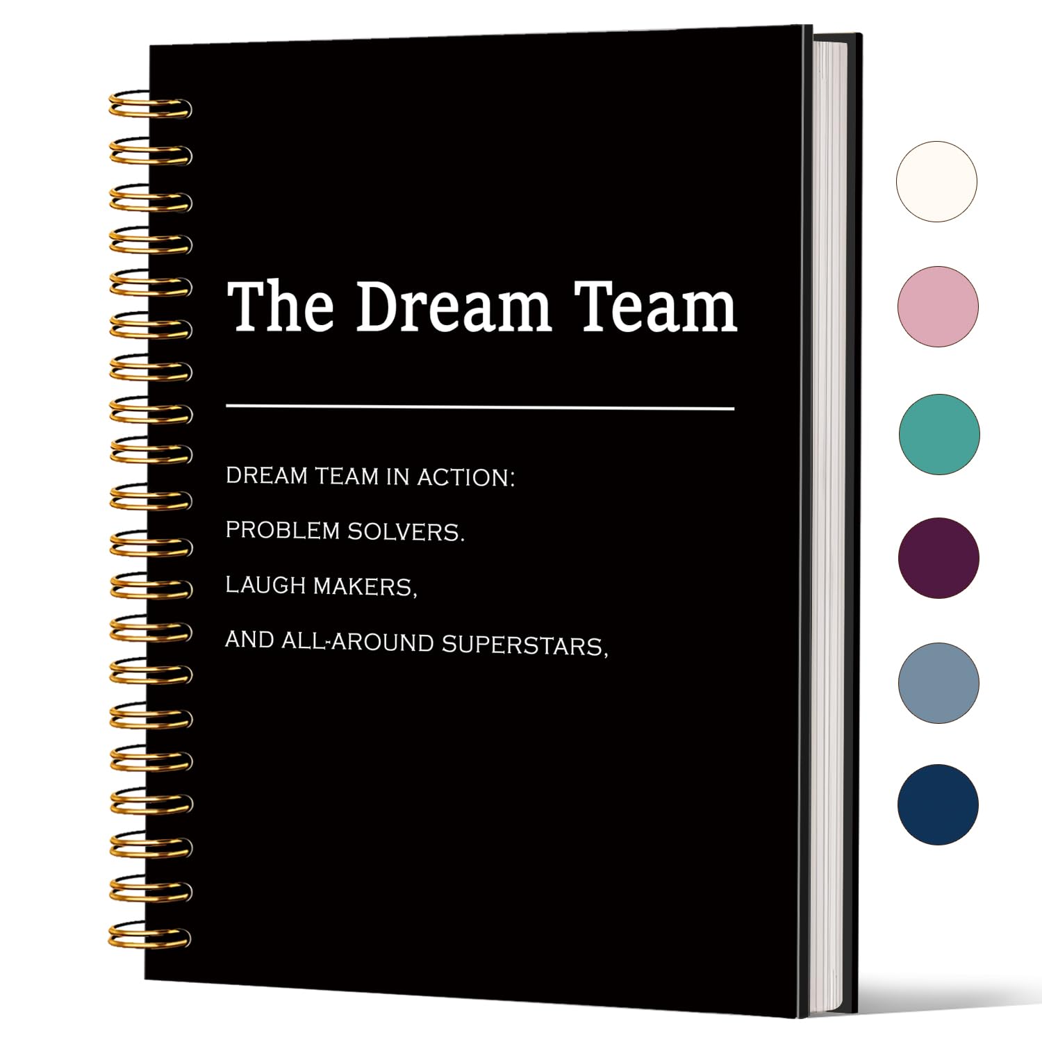 Lacama Team Gifts Spiral Notebooks, Gifts for Team Members at Work, Teams Appreciation Gifts for Employees, Work Journal Notebook for Women Men