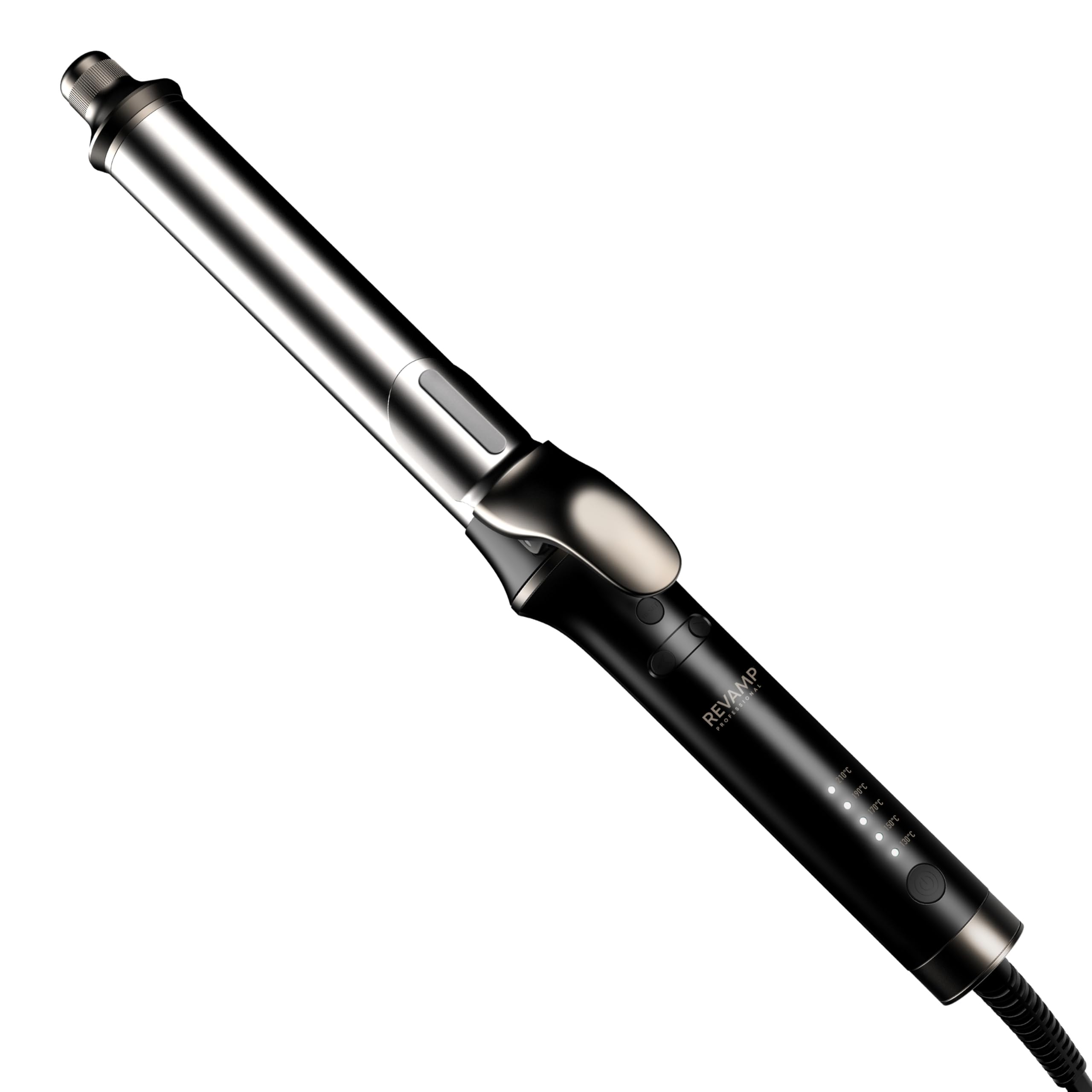 REVAMP Auto Revolve Lockenstab Rotierend - Automatisch, Keramik | Automatischer Lockenstyler, Große Locken und Wellen, Langer Keramikzylinder, Beach Waves