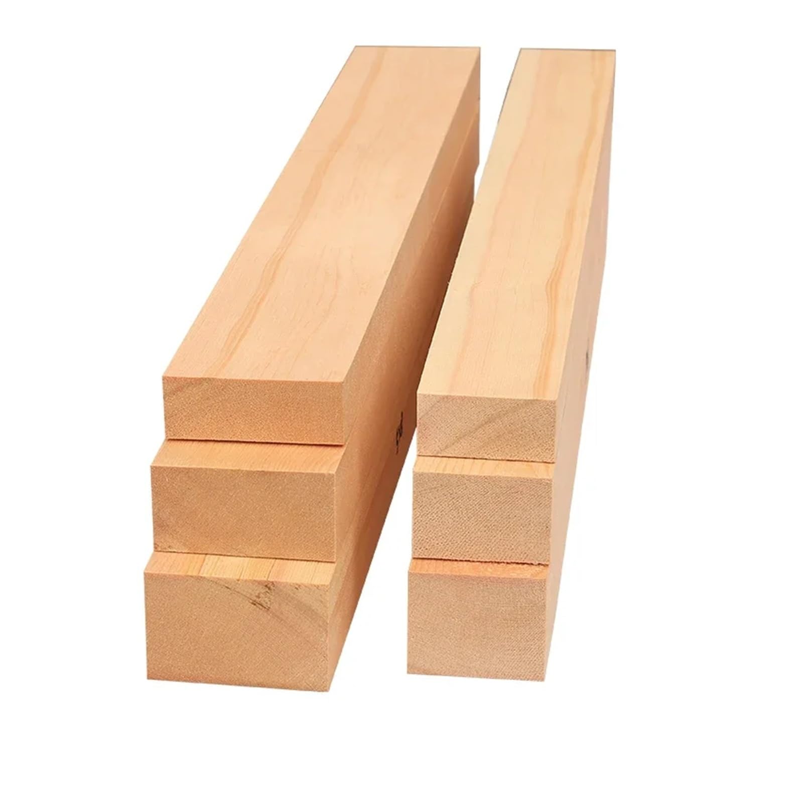 Holzstäbchen zum Schnitzen, 30 x 30/40/50/60 mm, quadratisch, Litschi, Leben für Flugzeugmodell, DIY, Handarbeit, Kunstbedarf, Holzstäbchen (300 mm, 40 x 40 mm), 1 Stück