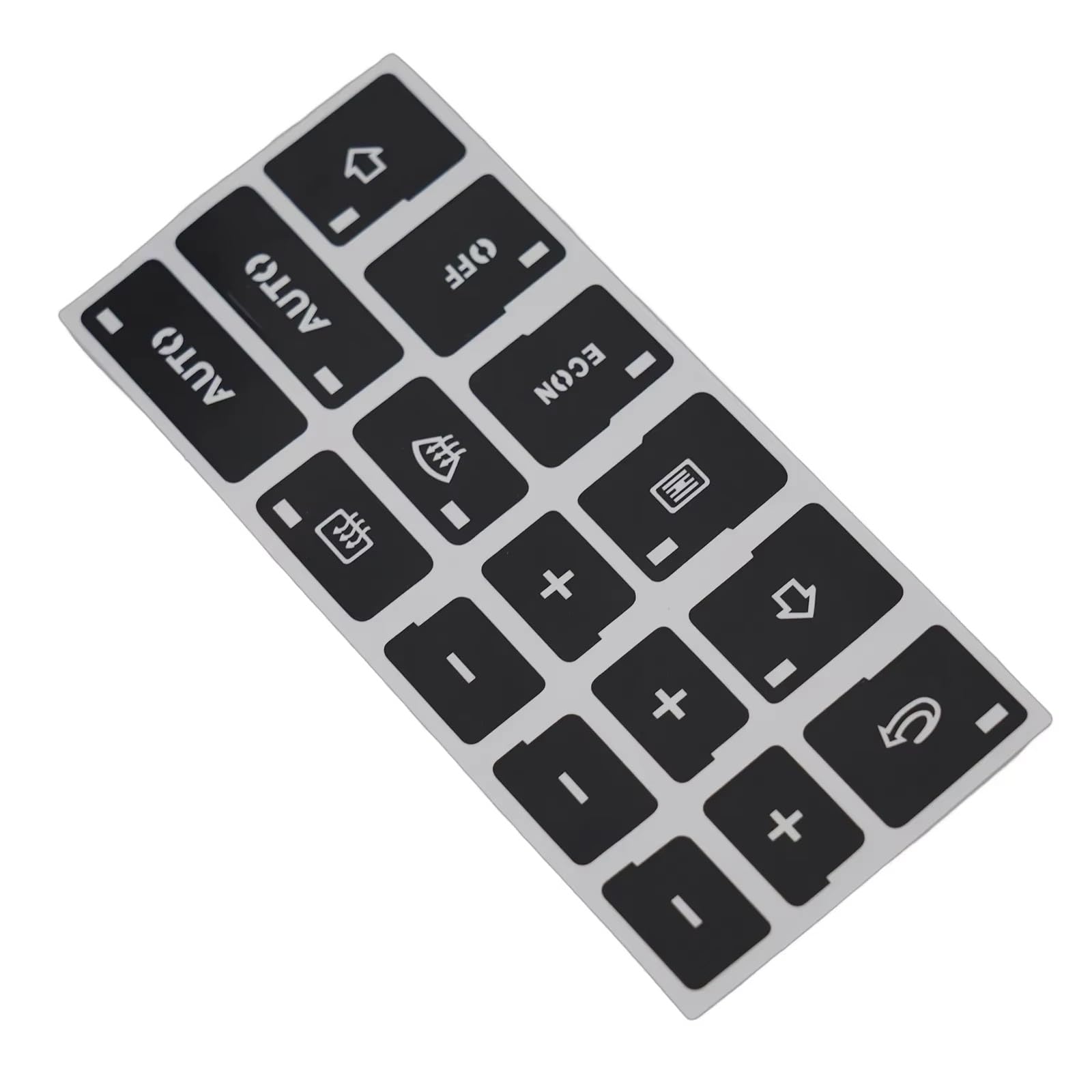 Modification Interior Compatible with A4 B6 B7 2000 2001 2002 2003 2004 2005 2006 2007 2008 AC Control Dashboard Panel Button Decals Car Air Conditioning Panel Repair Sticker