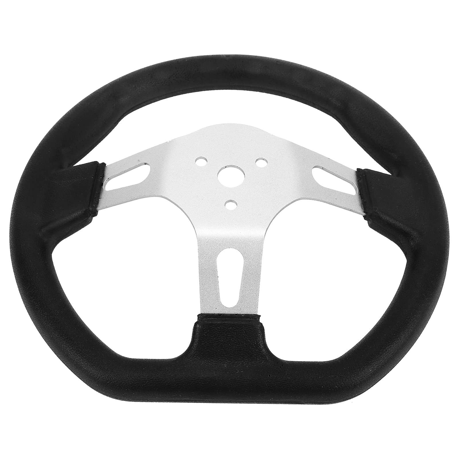 Volant de Kart Tout-terrain 270mm Noir 3 Rayons pour Moteurs ATV Go Kart