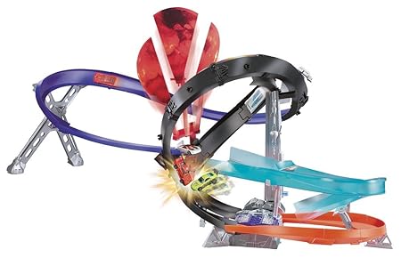 Hot Wheels Drop Force Track Set, Multi Color
