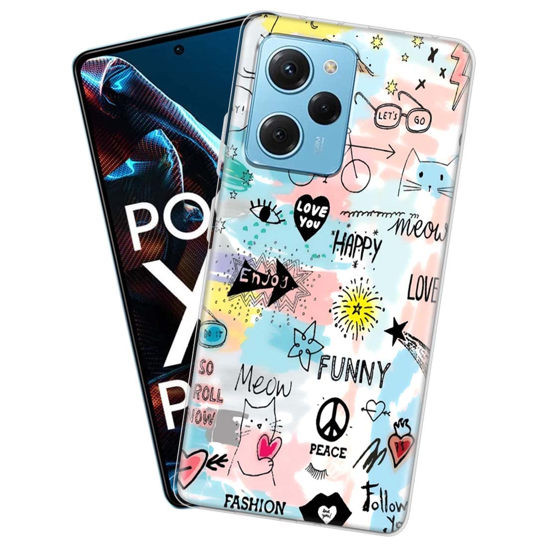 Fashionury Soft Silicone Designer Printed Full Protection Printed Back Case Cover for Poco X5 Pro 5G -D0126 (B0BY4VLTHS) Amazon Price History, Amazon Price Tracker