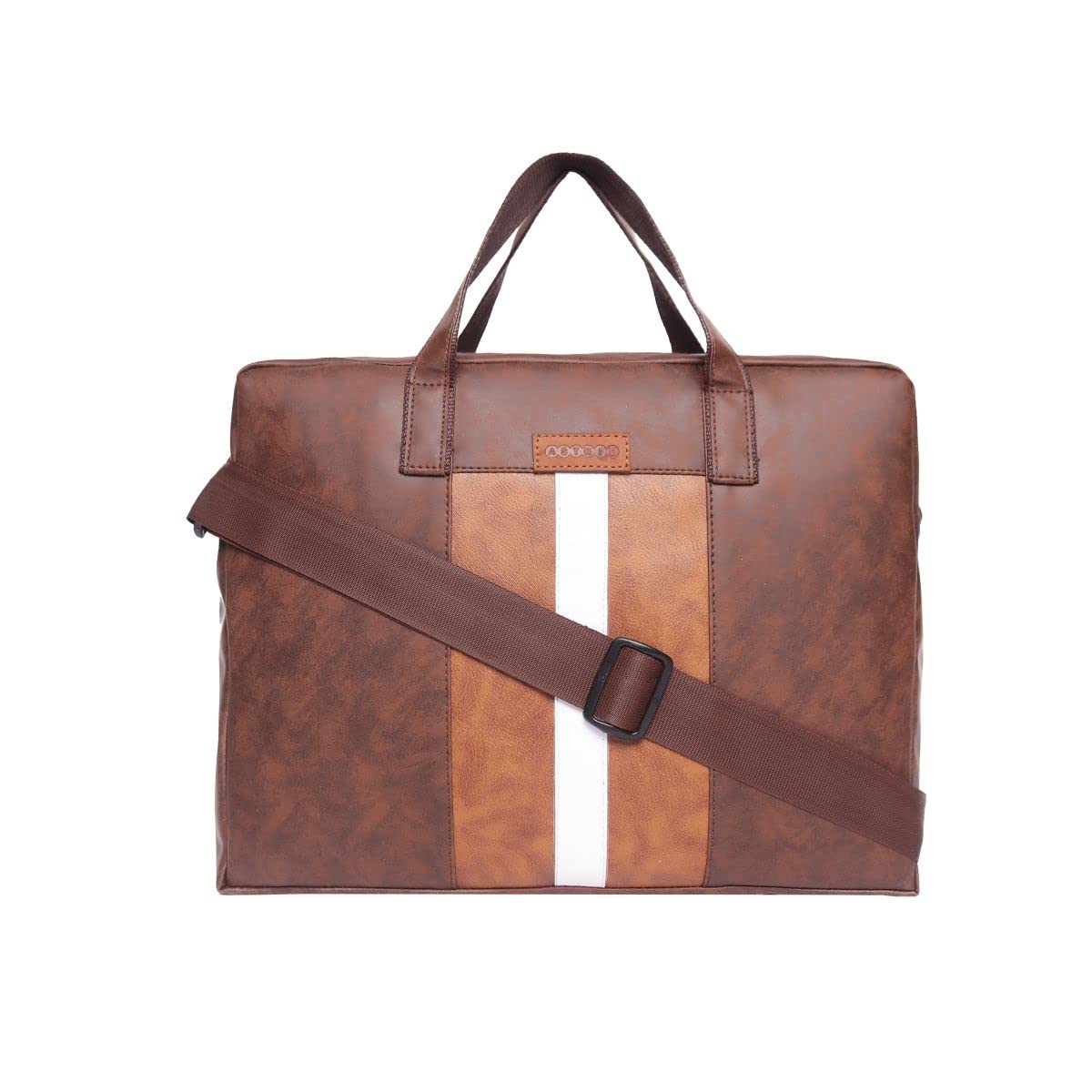 ASTRID Mens Waterproof Laptop Bag/Office Bag with Sling (Brown) (B0BNVWRHM6) Amazon Price History, Amazon Price Tracker