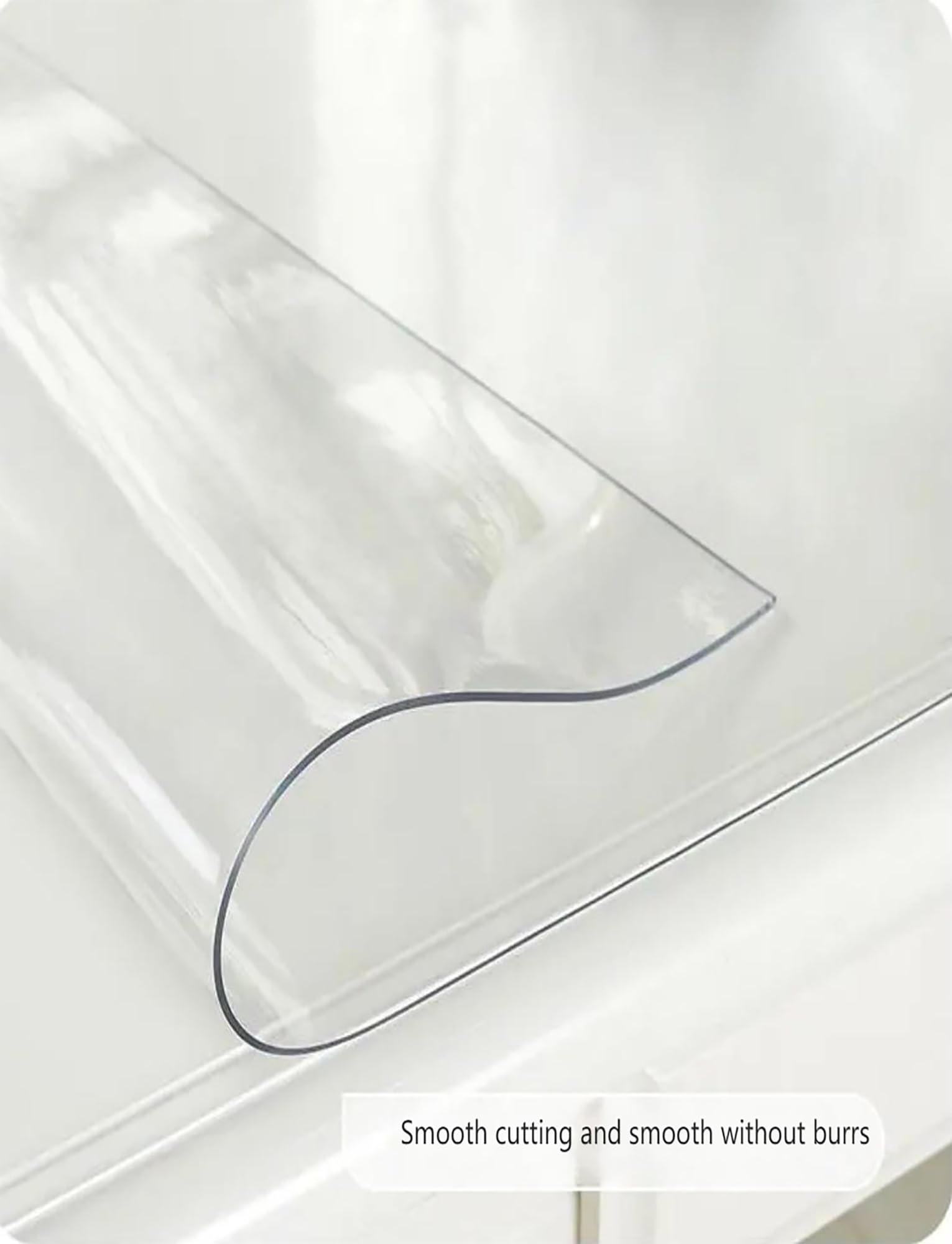 Alfombrilla protectora de mesa de cristal suave ESD transparente, alfombrilla de escritorio con conexión a tierra de PVC for laboratorio, alfombrilla antiestática for banco de trabajo de montaje.(140x