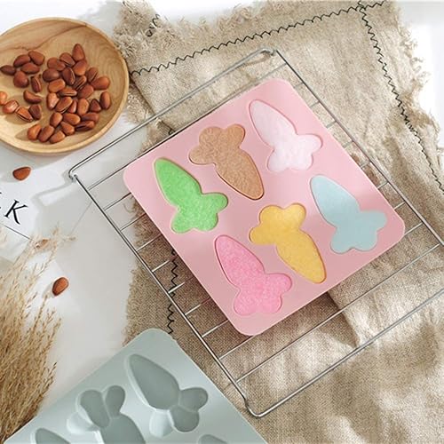 Miniatura 3 de BESTOYARD Moldes para tartas de 6 cavidades, molde de silicona de zanahoria, herramienta de decoración de pasteles, postre de chocolate, molde para
