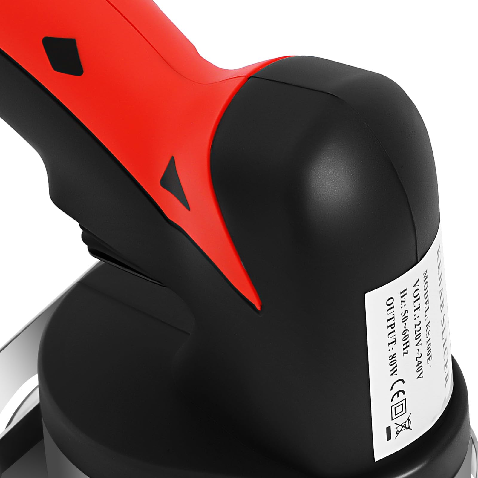 Coupe-kebab électrique, avec moteur en cuivre de 80 W, épaisseur de coupe réglable de 1 à 8 mm, lames en acier inoxydable rouge/noir pour restaurants et snacks Shawarma