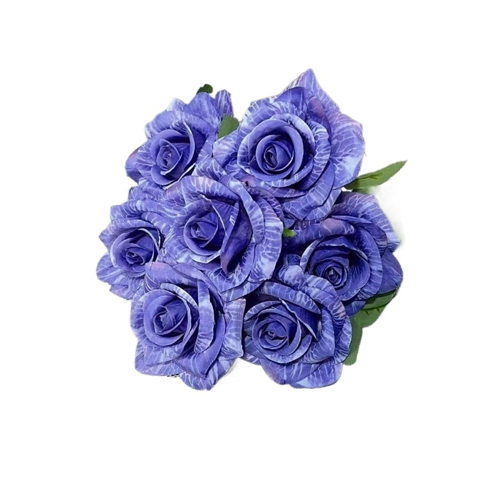 HamPaesk 2/5pcs Artificial Flowers Fake Hotel Decoration Simulation Bundle Flower Gift(Blue,5pcs)