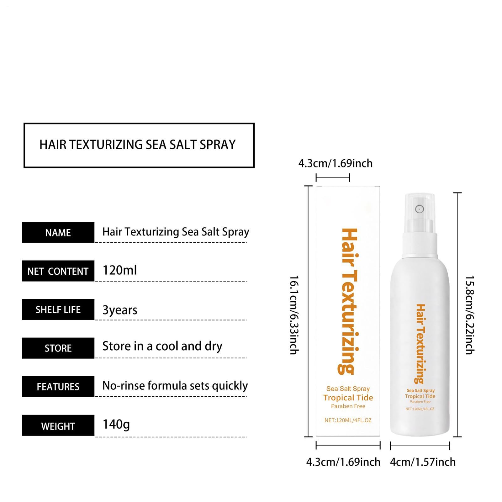 spray z sol? morsk?, spray obj?to?ciowy do w?osów, przeno?ny szampon do piel?gnacji skóry g?owy, naturalny suchy szampon, delikatna i formu?a, przeno?ny i wygodny, 120 ml, do