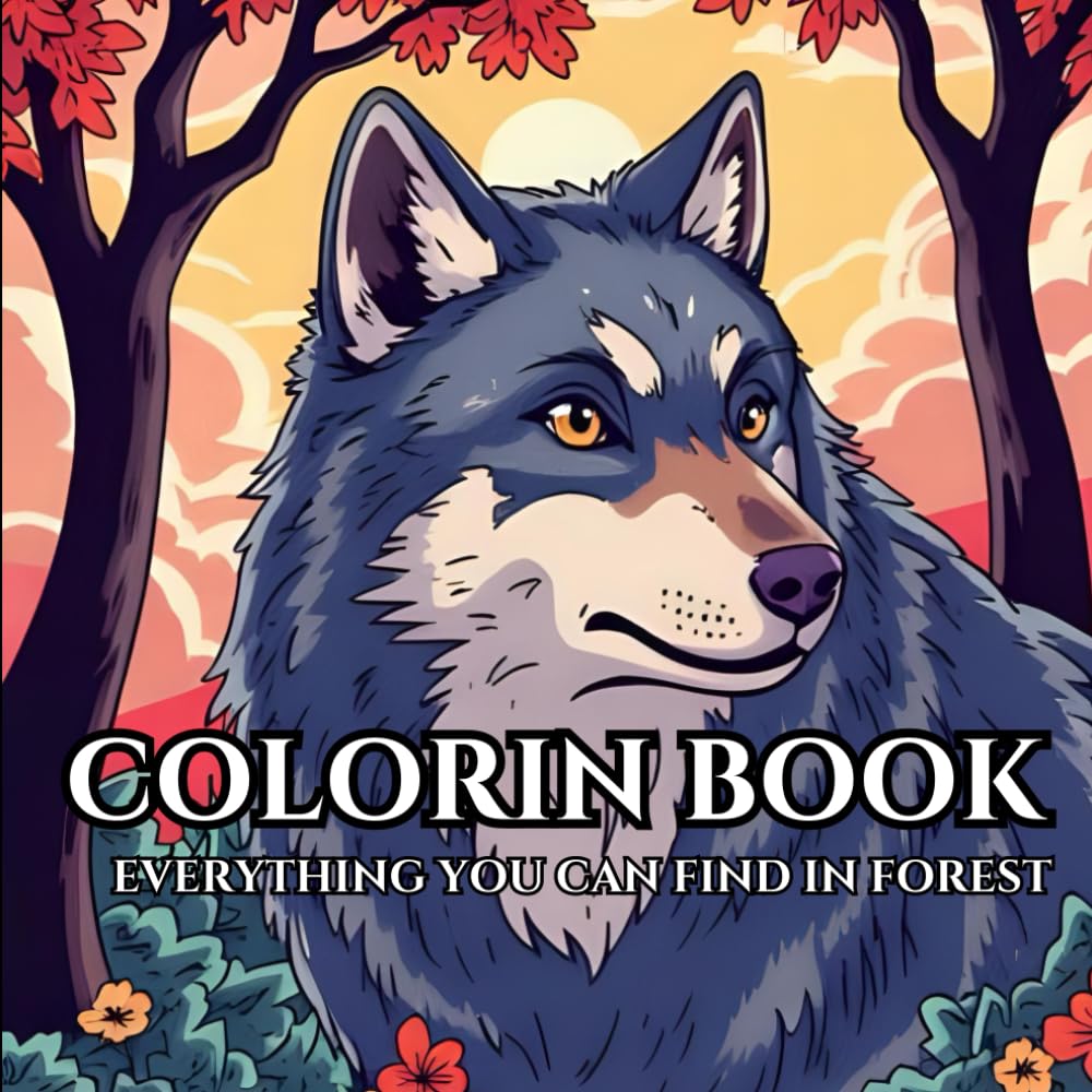 Coloring Book Everything You Can Find In Forest