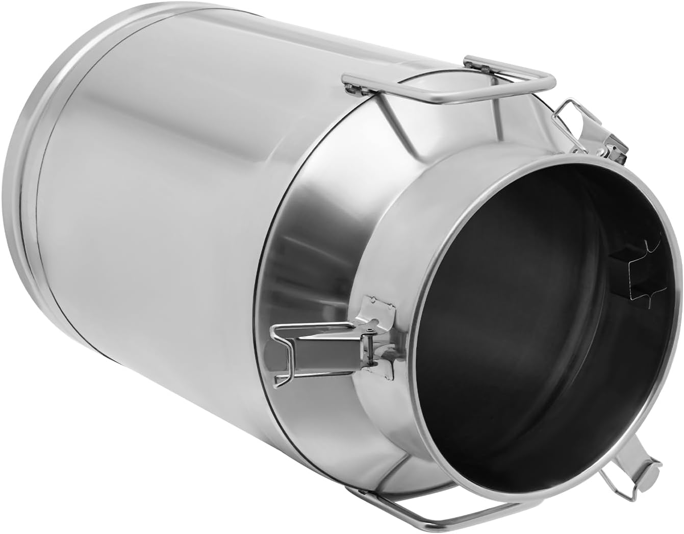 Milk Can, Stainless Steel Milk Can Heavy Duty Wine Pail Bucket Tote Jug with Faucet and Sealed Lid for Grain Wine Liquid (40L 10.57Gallon)