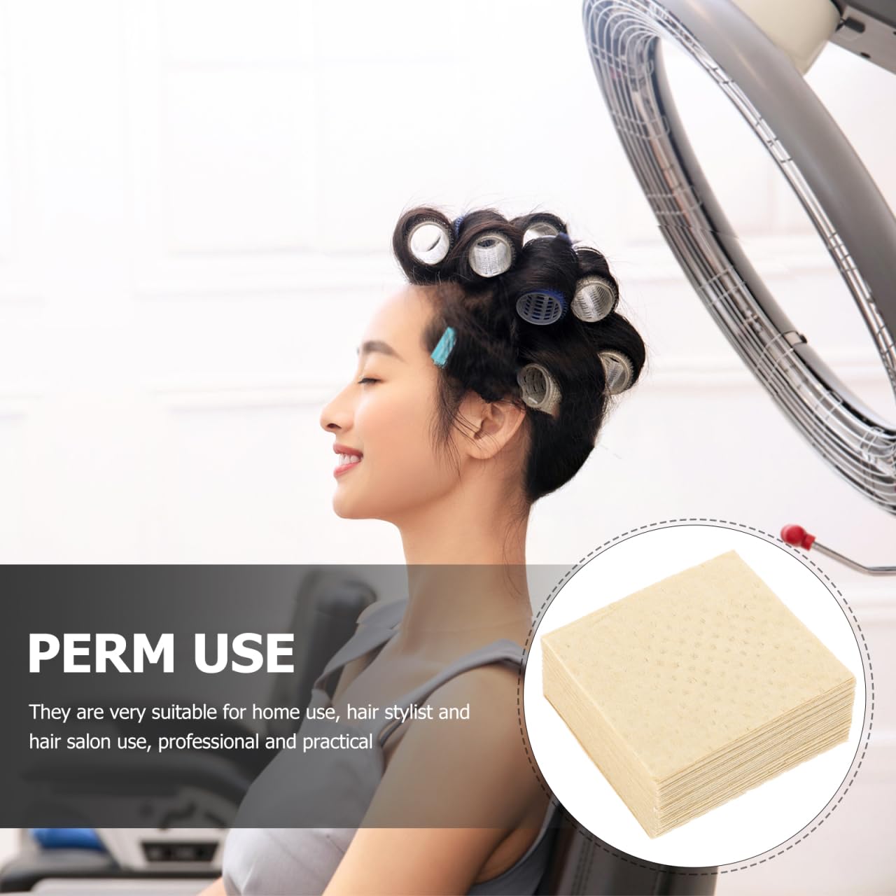 Ipetboom Perm Paper 4.33X2.36In Disposable Hair Perm Wraps for Barber Salon Use Cold and Hot Accessories Hair Salon Supplies