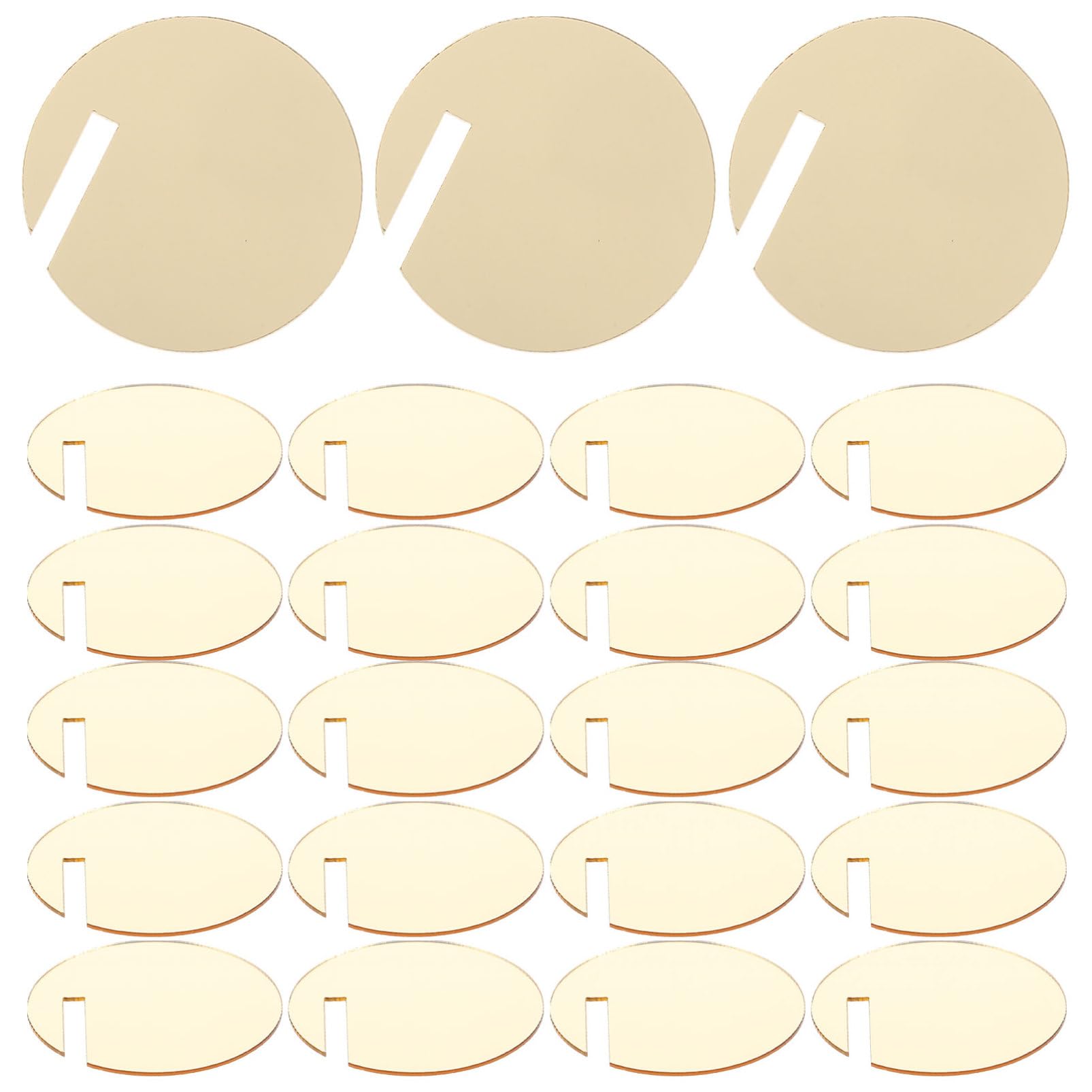 ABOOFAN 30pcs Acrylic Drink Tags Reusable Wine Glass Markers for Weddings Parties Gatherings DIY Drink Labels for Easy Identification and Decoration