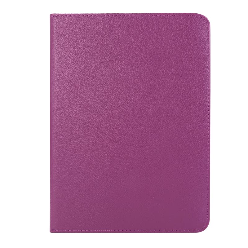 For iPad 10.2 Case 9th/8th/7th Generation (2021/2020/2019) 360 Leather Wallet Rotating Durable Protective Cover with Auto Wake/Sleep (Purple) - Image 4