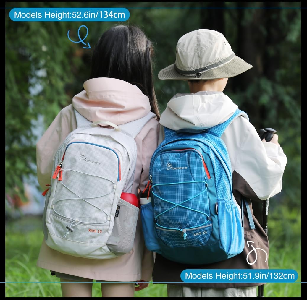 Mountaintop 15L Kinderrucksack Rucksack Kindergarten Jungen Mädchen Kleiner Tagesrucksack Schulrucksack Kindertasche