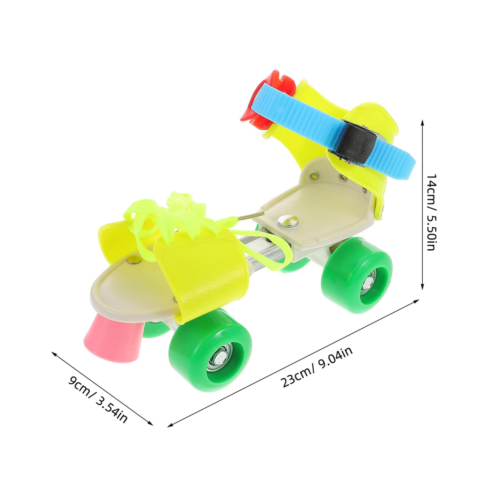 Abaodam Roller Skates for Kids Adjustable Size Double Row Wheels Boys Girls Safe Skates