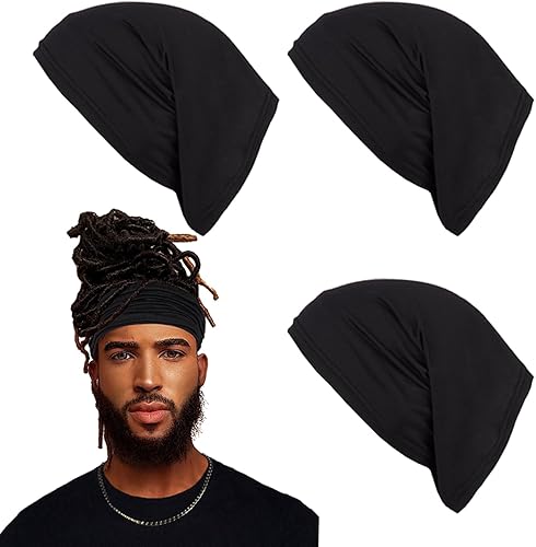 Leeven 4 bandas de rasta, unisex, para trenzas, de cabello largo, banda ancha para hombres y mujeres, para deportes y entrenamiento, yoga,