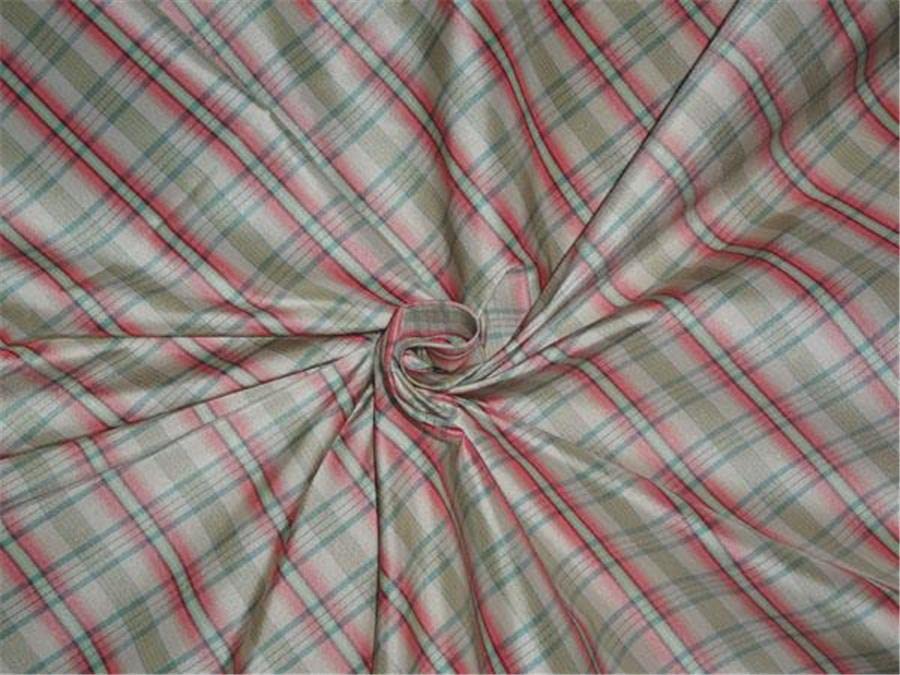 Tissu taffetas de soie au mètre multicolore 137 cm pour couture de luxe