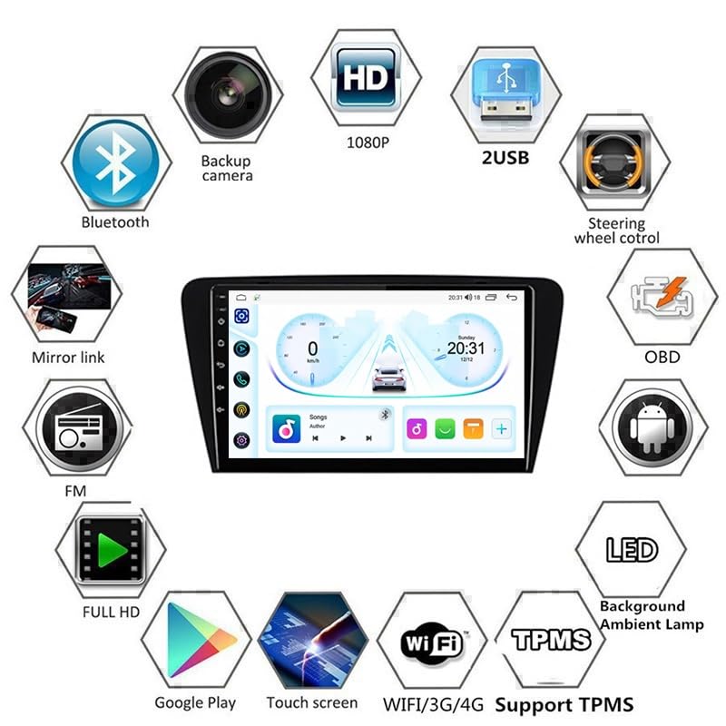 Pantalla Táctil Octavia 2015: soluciona el GPS lento con 8 Core 4