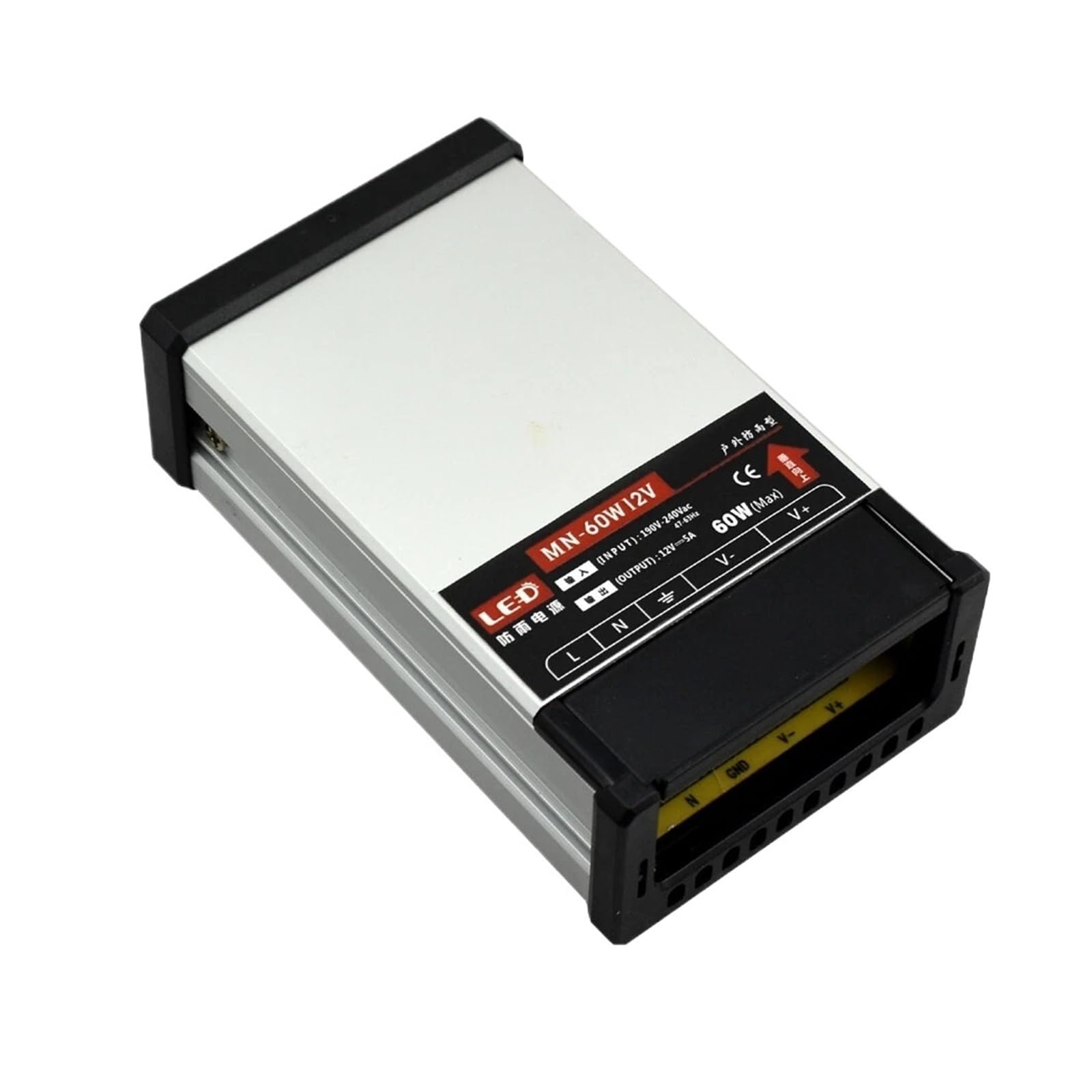 Transformador de potencia del controlador LED, 12 V, 230 V CA(DC12V 5A 60W)