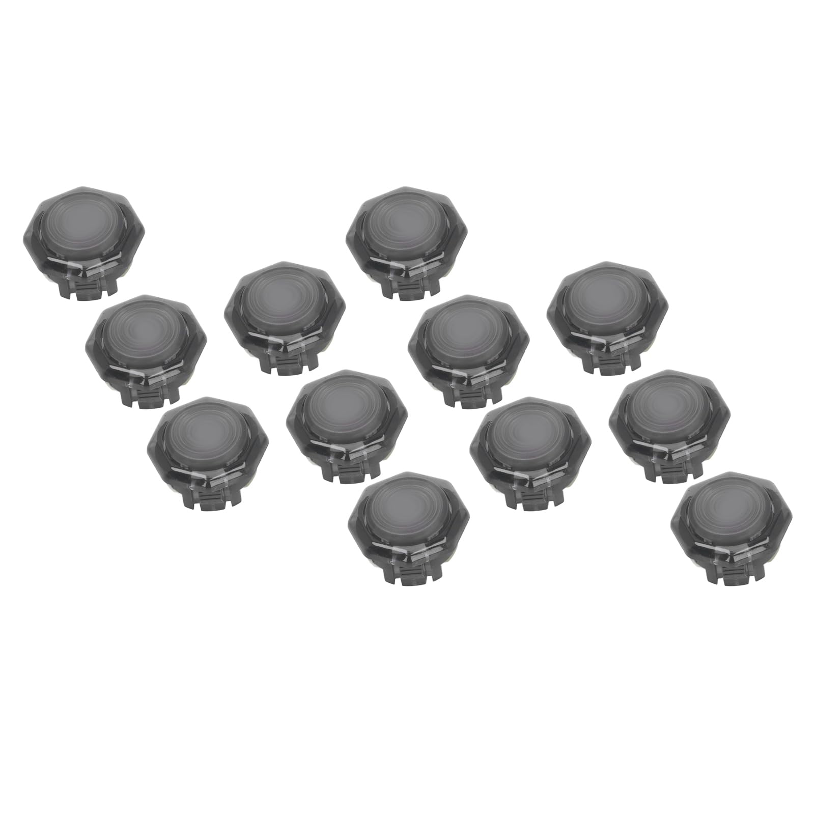 12 Sztuk Przycisk do Hitbox, POM Czerwony Przełącznik (23.8MM)