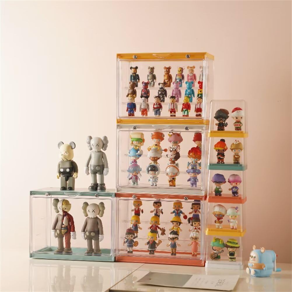 Amazon | フィギュアケース 棚 取り外し可能な仕切り アクリル