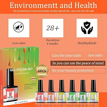 Amazon.com: JSGHGDF Versatile 6 Nail Gel Shades Eye Catching