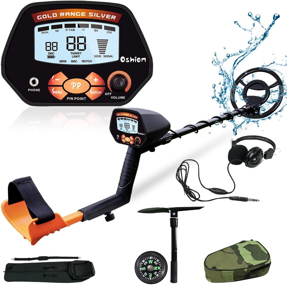 Metal Detector for Adults Professional 10" Waterproof