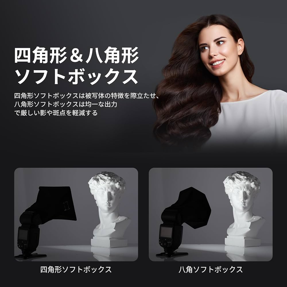 Amazon | NEEWER 2個 フラッシュディフューザー スピードライト