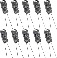 Capacitor Eletrolítico 4,7uF 100V - Kit 10 Peças