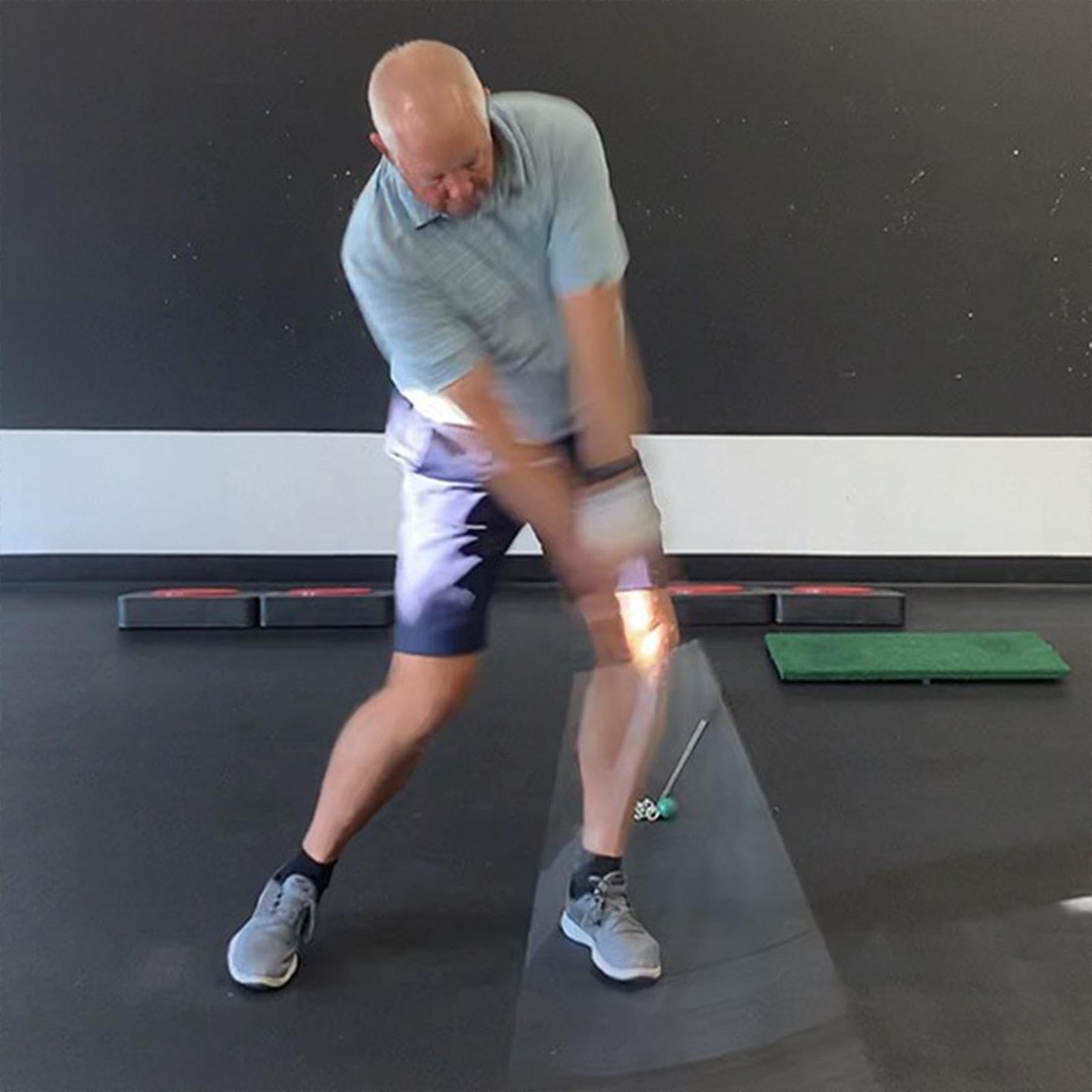 Entrenador de Golf Swing Ayuda Entrenamiento Práctica Equipo Bastón de Calentamiento Balance Función Mejorar Velocidad Precisión Material Acero